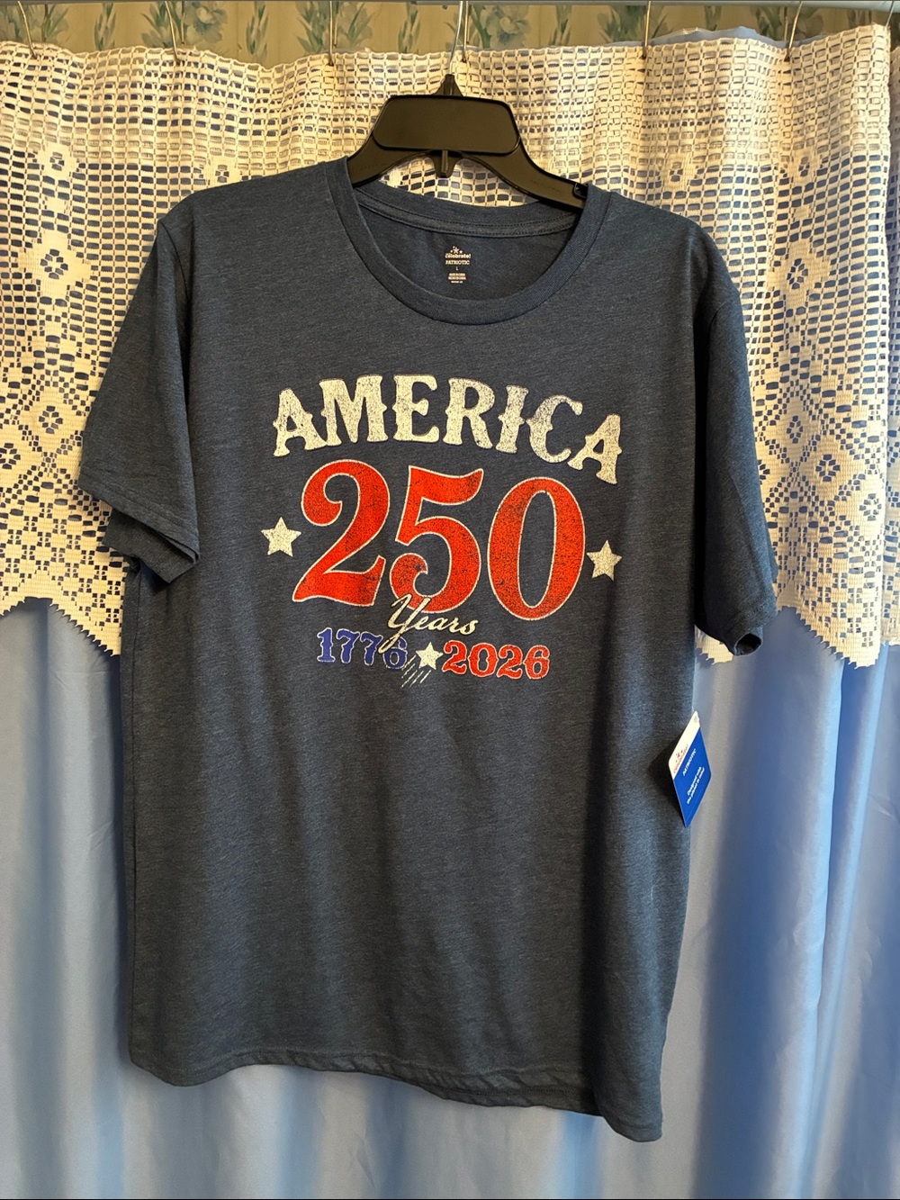 America 250 Graphic Tee - Navy Blue